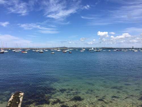 Holyhead Harbour and the Celtic Gateway Bridge